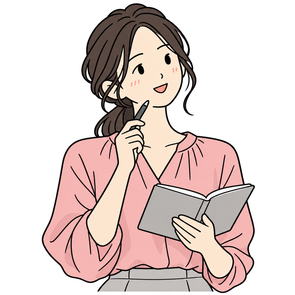 相談する人のイメージイラスト