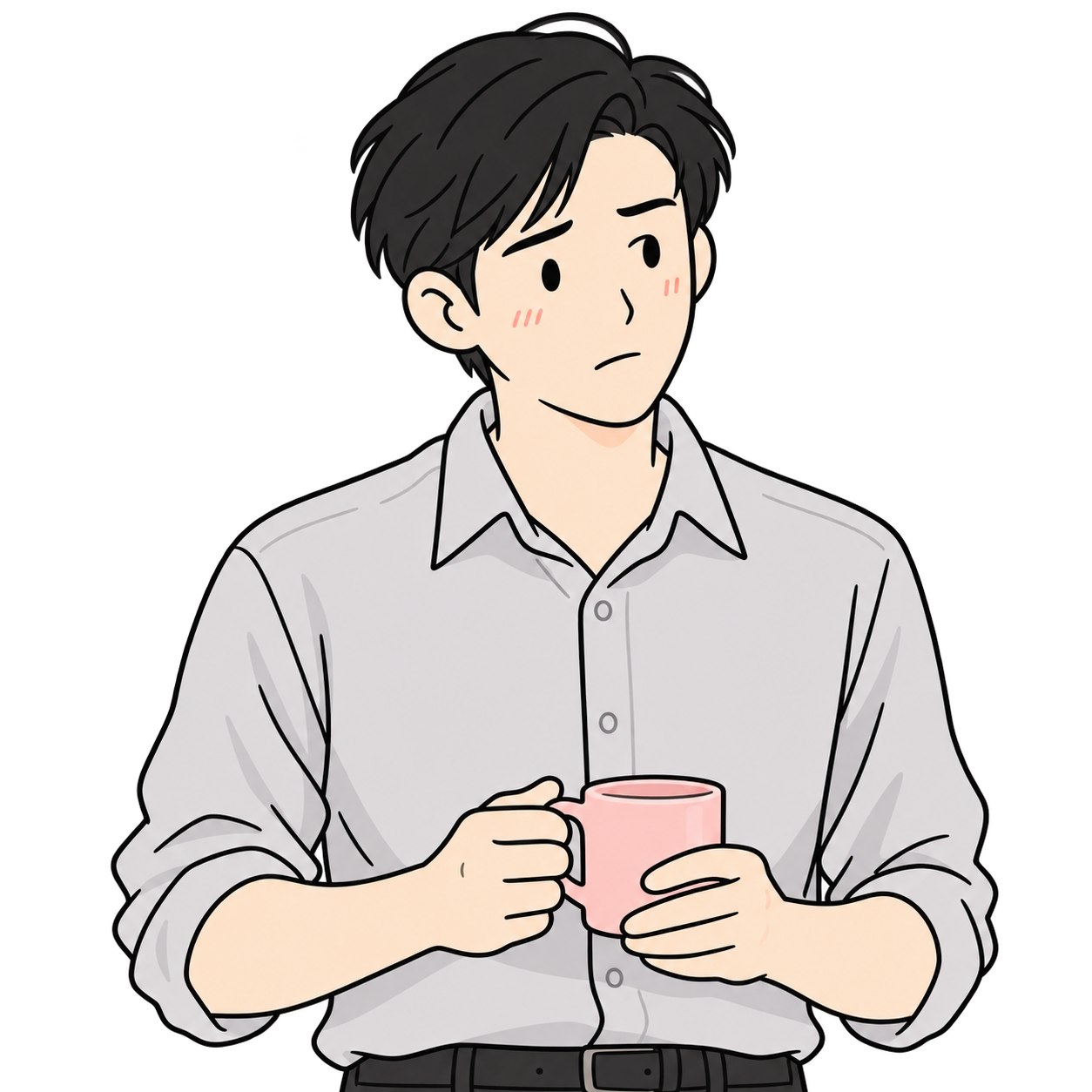 相談する人のイメージイラスト
